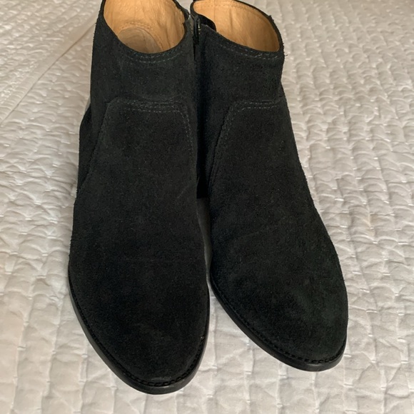 Madewell Darcy Boot block heel leather/suede - Picture 2 of 9
